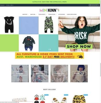 Baby, Kids Clothing and Accessories - Online Dropship Business