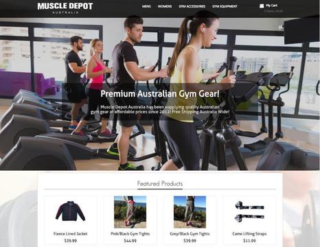 Fitness Apparel & Accessories eCommerce Online Business For Sale