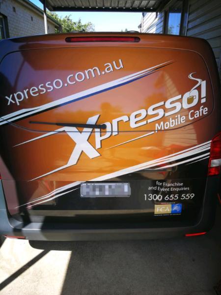 Coffee franchise van and business for sale