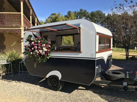 Vintage inspired caravan bar/mobile coffee van
