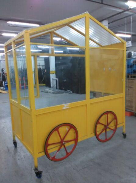 Coffee cart flower cart pop up shop business