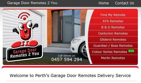 Garage Door Remotes Business FOR SALE