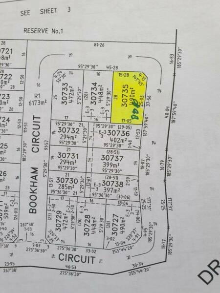 Premium Land For Sale by nomination at CLOVERTON - Contract PRICE