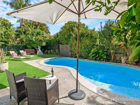 4 Bedroom Home with Pool and nice size Garden in old Tewantin
