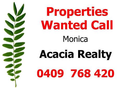 Wanted: Properties Wanted