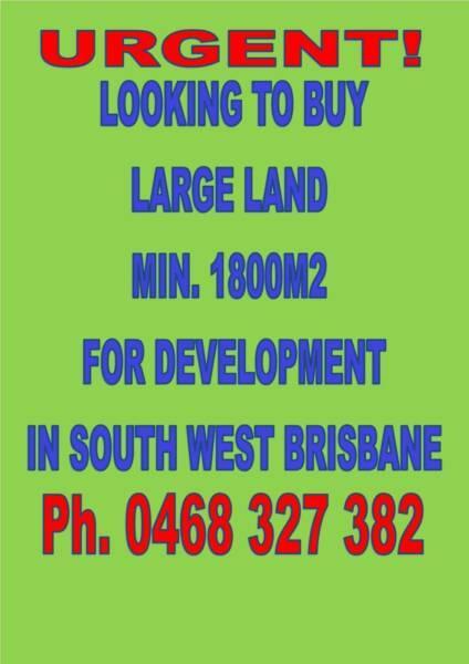 URGENT! LOOKING TO BUY LARGE LAND FOR DEVELOPMENT