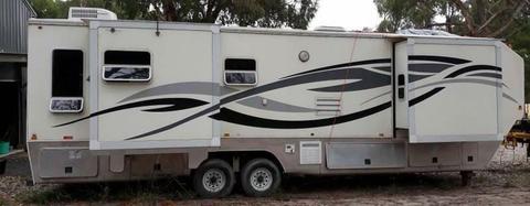 Mobile home, no permit req'd, 5th wheel caravan 34' 2010 model