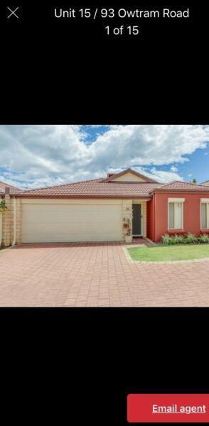 For sale. 3x2 Unit. 15/93 Owtram Rd Armadale