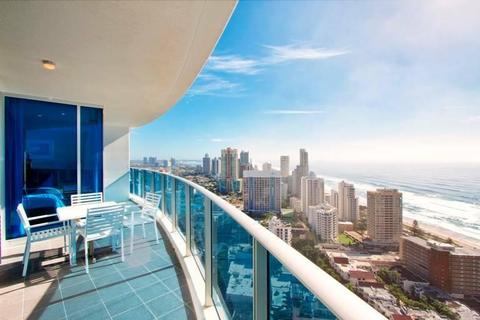 GOLD COAST ACCOMMODATION H-RESIDENCES 7NTS $1200 2 Bed Ocean