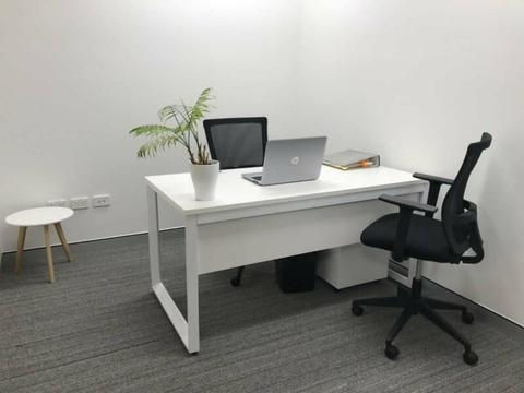 Brand new furnished office with internet - flex terms