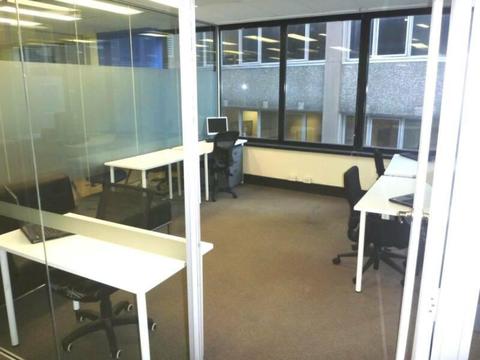 Bright & Sunny 5 Person CBD Office Space for only $450 PWk