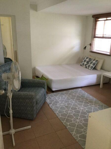 Furnished self-contained room/flat in Herston for Rent!