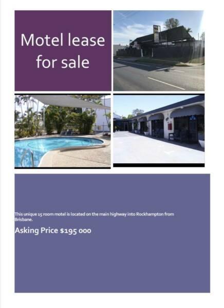 Motel Lease for sale