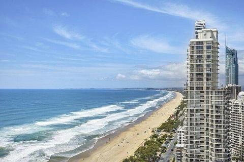 3 bed 2 bath furnished ocean front surfers paradise