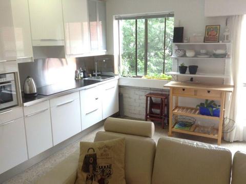 Central, secluded fully furnished inner city apartment with utilities