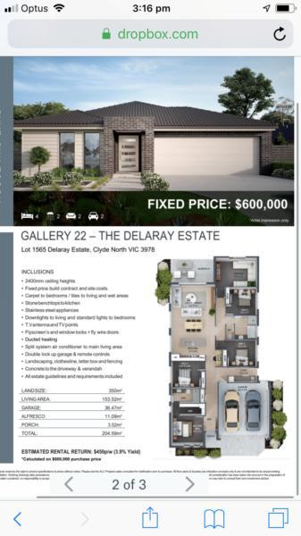 LOW DEPOSIT HOMES - CLYDE NORTH