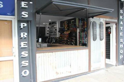 Skateboard/coffee shop