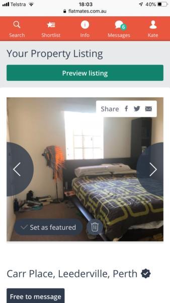 Room for rent Leederville
