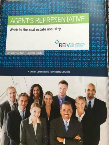 Agent's Representative Course books - REIV