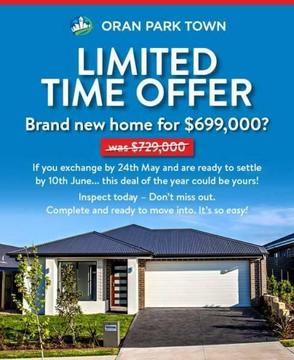 Limited Time Offer, Perfect For First Home Buyers