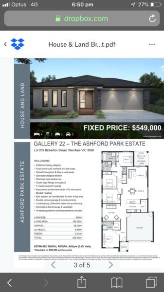 STOP RENTING NOW - NEW HOUSE AND LAND- WERRIBEE