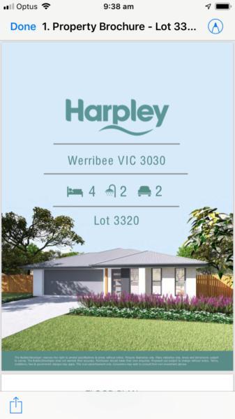 NEW HOME AND LAND AVAIL NOW - HARPLEY = WERRIBEE