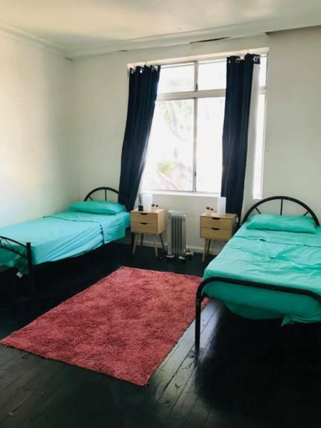 Double rooms and single room available asap in Bondi