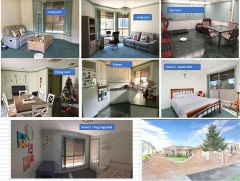2 rooms for rent (3-room house) in Mill Park - near Epping Stn