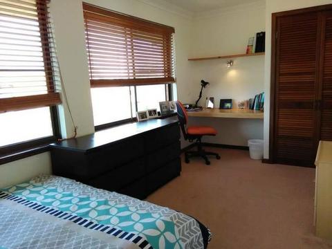 Upstairs LARGE double-size room double bed no chores $160pw