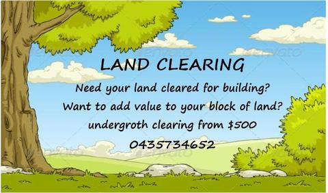 land clearing russell island