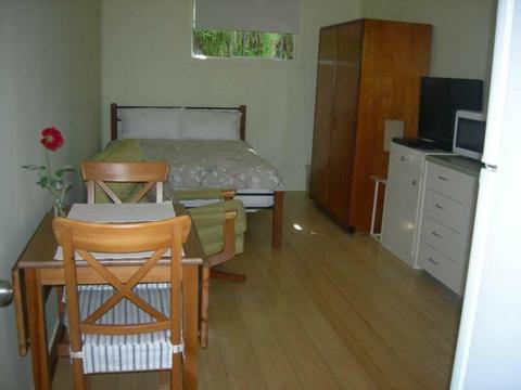 One bed/living room, en-suite unit for rent on rural acreage