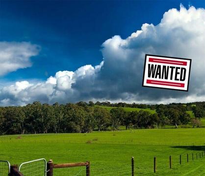 WANTED : house with acreage rent