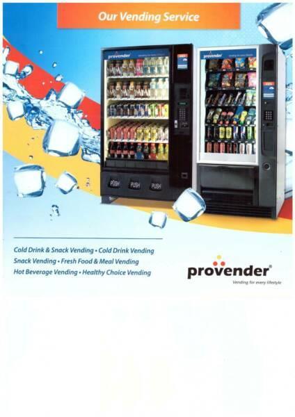 Vending Machine Business For Sale
