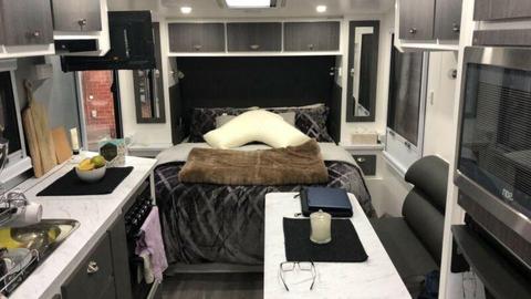 18.6ft 2018 Malibu Escape for rent like a studio apartment