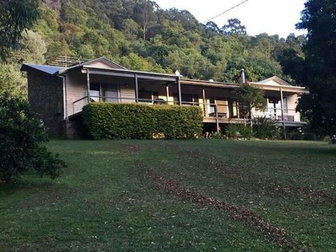 Natural bush lifestyle property for sale in the stunning Orara Valley