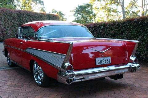 WANTING TO SWAP 57 BELAIR CHEVY CAR FOR SOME REAL ESTATE