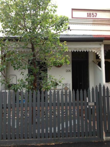 South Melbourne Victorian Terrace for sublet with a cat 01.08-20.08