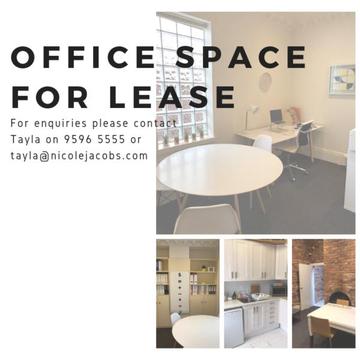 OFFICE SPACE FOR LEASE