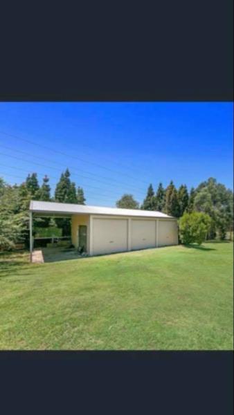 Large 3 bay shed for rent Caboolture