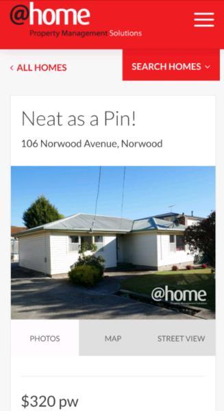 Norwood $320 per week