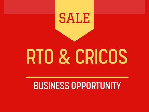 Brand new RTO-CRICOS For Sale