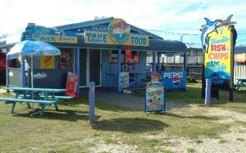 Golden beach fish and chips and general store for lease