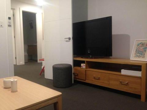 Furnished room for renting in new, 2-bed apartment, Clearview