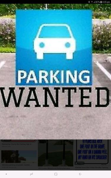 Wanted: WANTED: Parking space/Storage/Garage