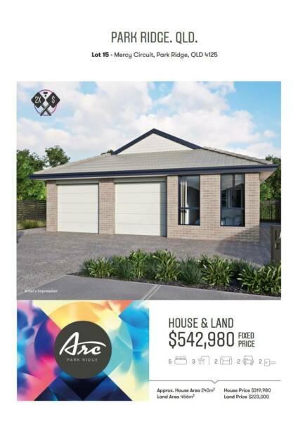 Dual income Park Ridge, QLD Price: $542,980 Rental: $620 to $680pw