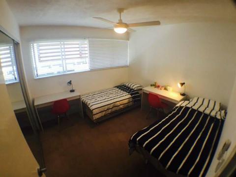 Female Shared Room; Fortitude Valley Area; 28th of Aug
