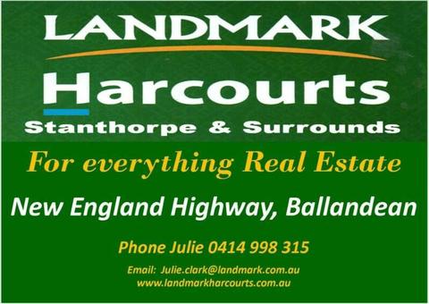 Real Estate - Covering Stanthorpe, Warwick, Inglewood & Texas QLD
