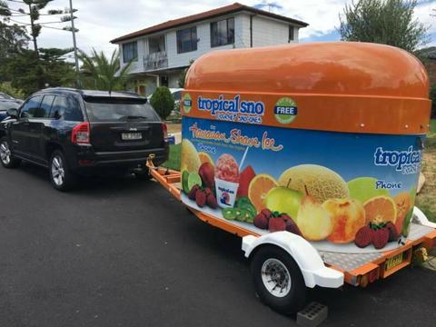 Tropical Sno Gourmet Shaved Ice Food Van Business For Sale
