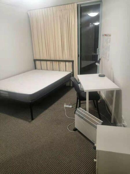Fully furnished bedroom with private bathroom in the heart of city