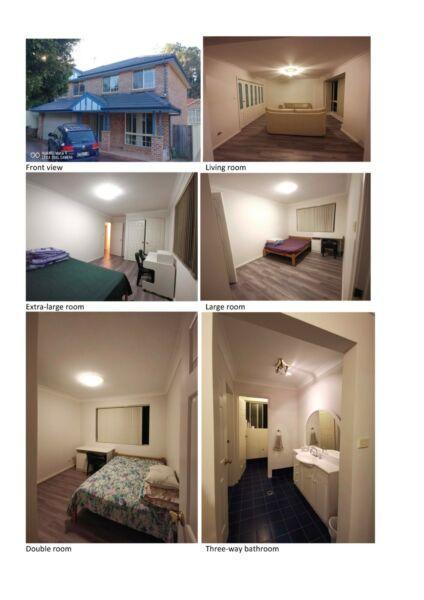 Rooms at Epping NSW for renting